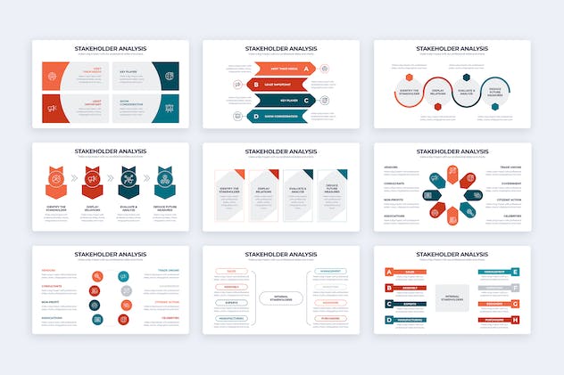 fourth preview of 'Premium Business Stakeholder Illustrator Infographics  Free Download'
