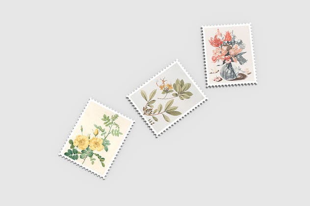 second preview of 'Premium Mi Postage Stamp Mockup  Free Download'