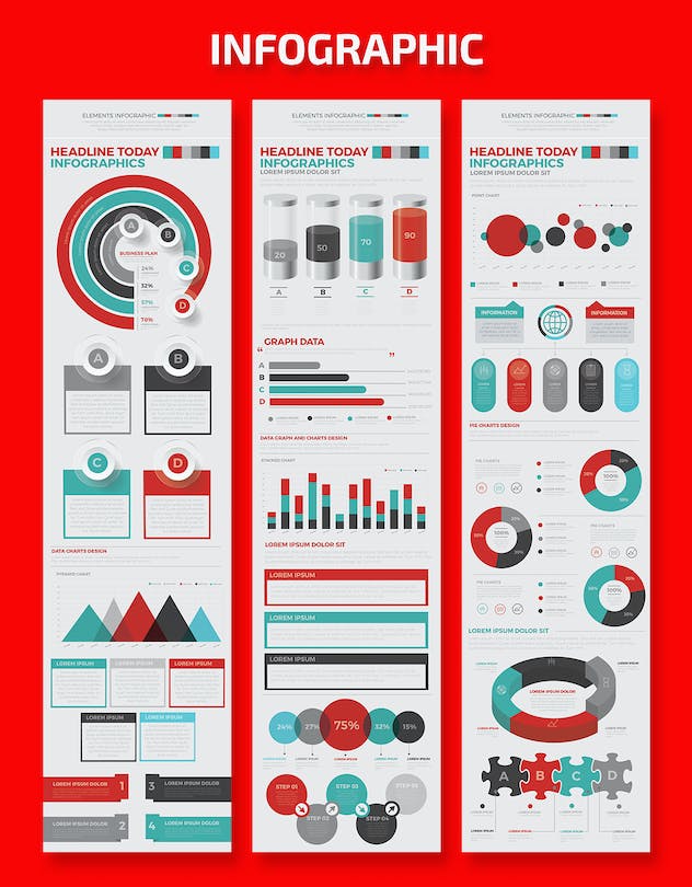 third preview of 'Premium Info Graphics  Free Download'