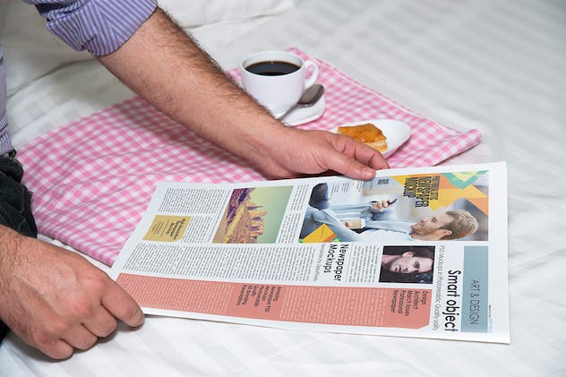fourth preview of 'Premium Newspaper Ad Mockups  Free Download'