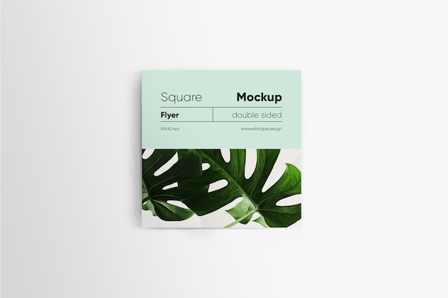 third preview of 'Premium Square Flyer Mockup  Free Download'