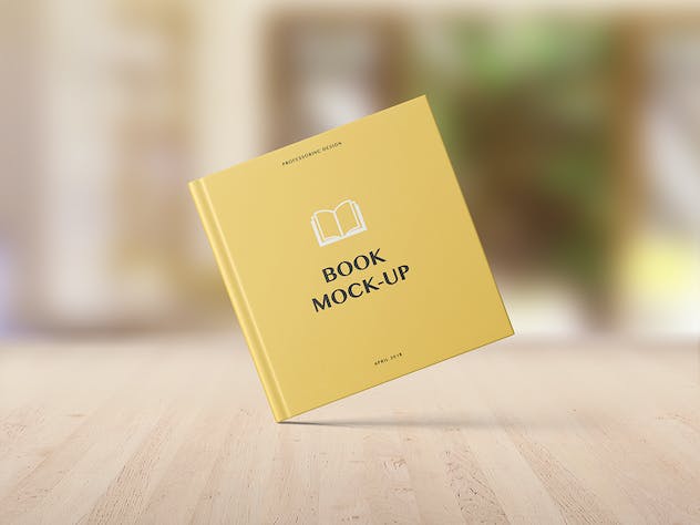 second preview of 'Premium Hard Cover Square Book Mockup Set 2  Free Download'