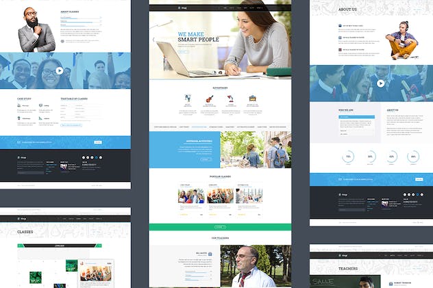 second preview of 'Premium Ology Education Courses & Classes PSD Template  Free Download'