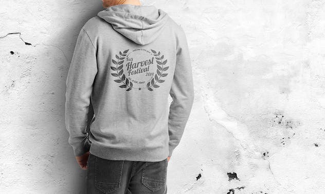 second preview of 'Premium Man Hoodie Mock Up  Free Download'