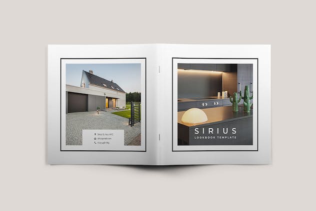fourth preview of 'Premium Sirius Lookbook Template  Free Download'