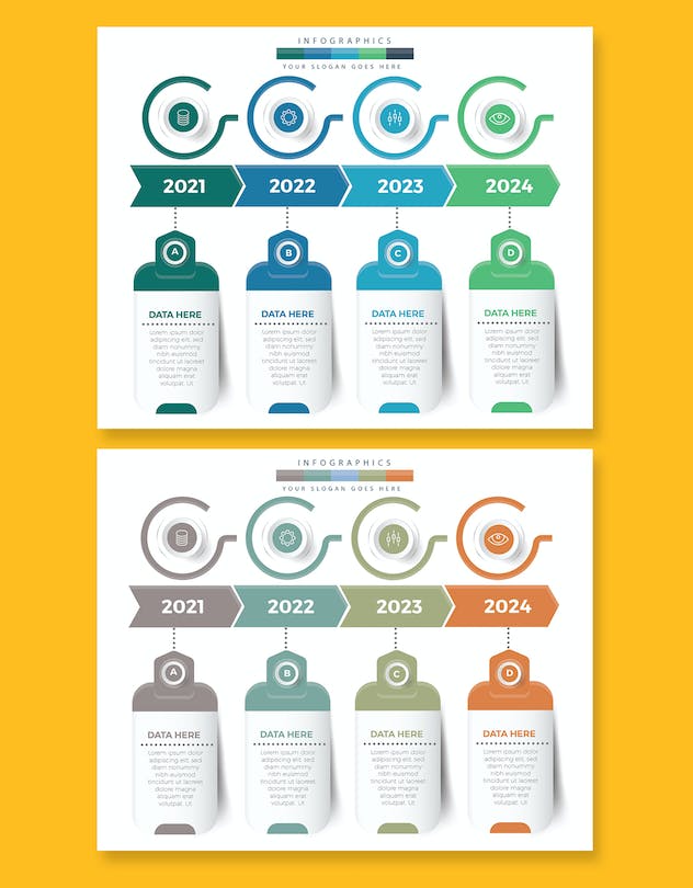 second preview of 'Premium Infographic Design  Free Download'