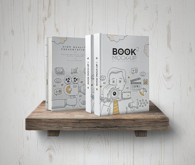 fourth preview of 'Premium Book Mock Up Set 2  Free Download'
