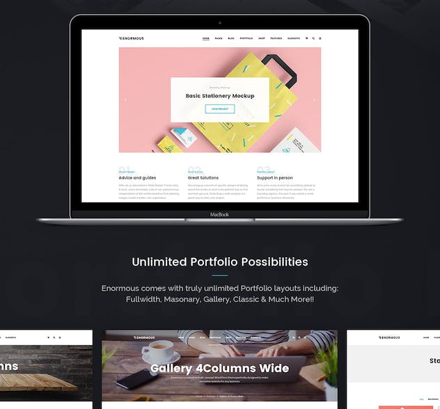 second preview of 'Premium Enormous Business Multi-Purpose PSD Template  Free Download'