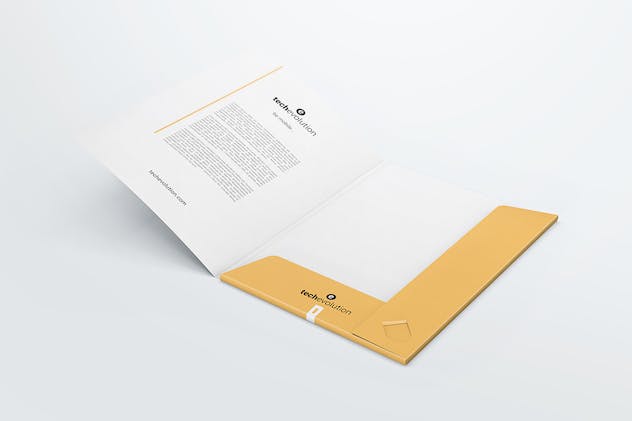 third preview of 'Premium Paper Folder Mockups  Free Download'