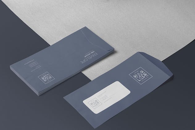 third preview of 'Premium 5 Envelope Letter Mockups  Free Download'