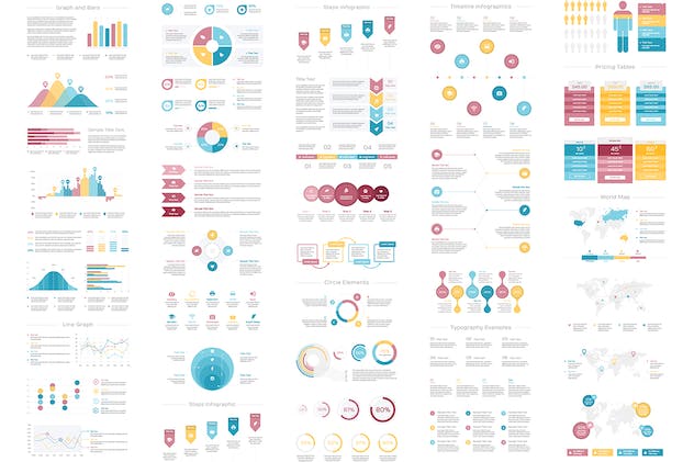 third preview of 'Premium Presentation Infographic Template  Free Download'