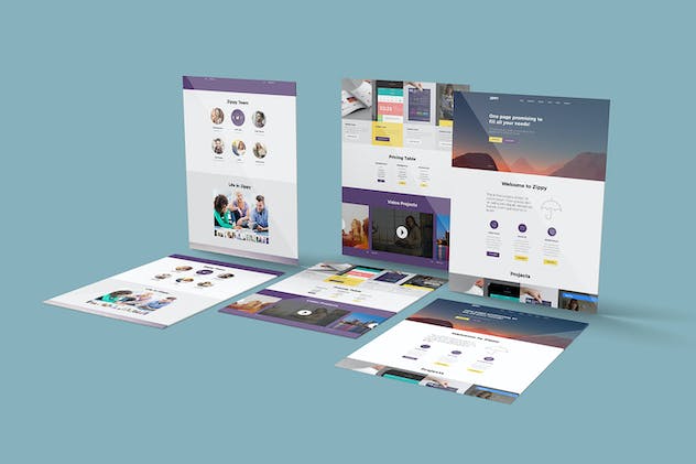 third preview of 'Premium 7 Website Mockups  Free Download'