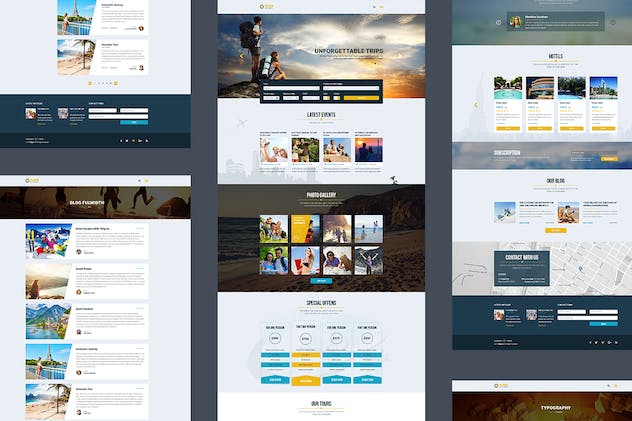 second preview of 'Premium Pilgrim Travel Agency & Tour Operator Booking  Free Download'