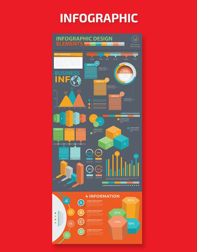 second preview of 'Premium Infographic Template Design  Free Download'