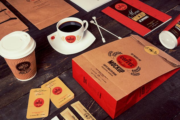 third preview of 'Premium Coffee Branding Mockups  Free Download'