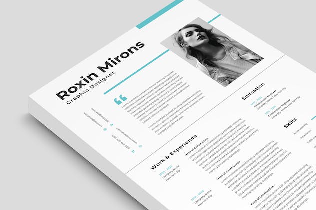 fourth preview of 'Premium Resume Word  Free Download'