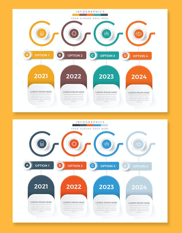 fourth preview of 'Premium  Infographic Design   Free Download'