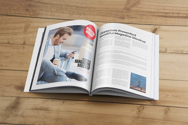 second preview of 'Premium US Letter Size Magazine Mockups  Free Download'