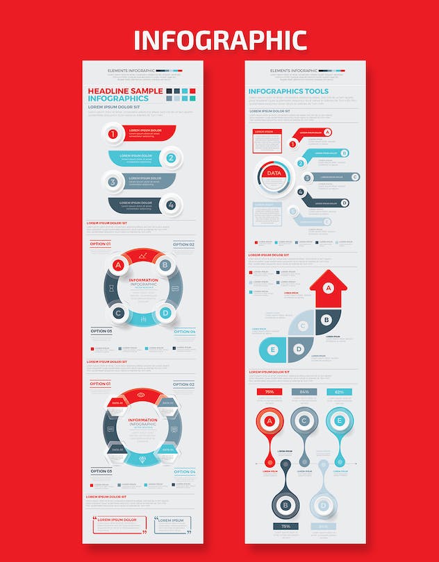 fourth preview of 'Premium Infographics Elements Design  Free Download'
