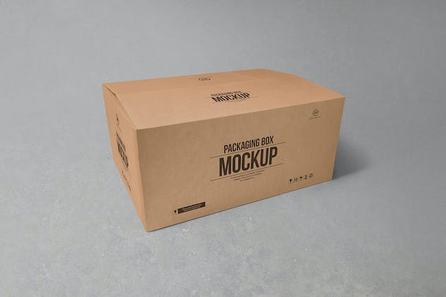 second preview of 'Premium 3 Cardboard Box Mockups  Free Download'