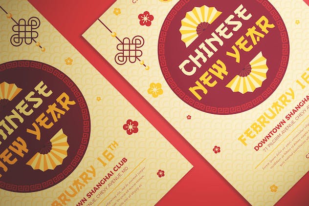 second preview of 'Premium Chinese New Year Flyer  Free Download'