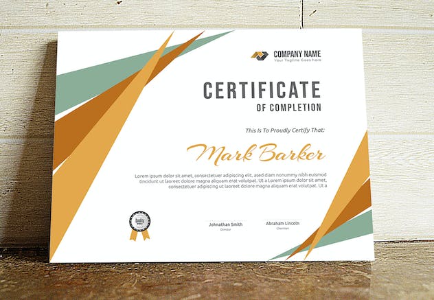 fourth preview of 'Premium Certificate Template  Free Download'