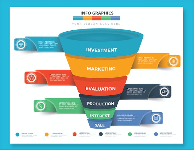 fourth preview of 'Premium Funnel Infographics Design  Free Download'