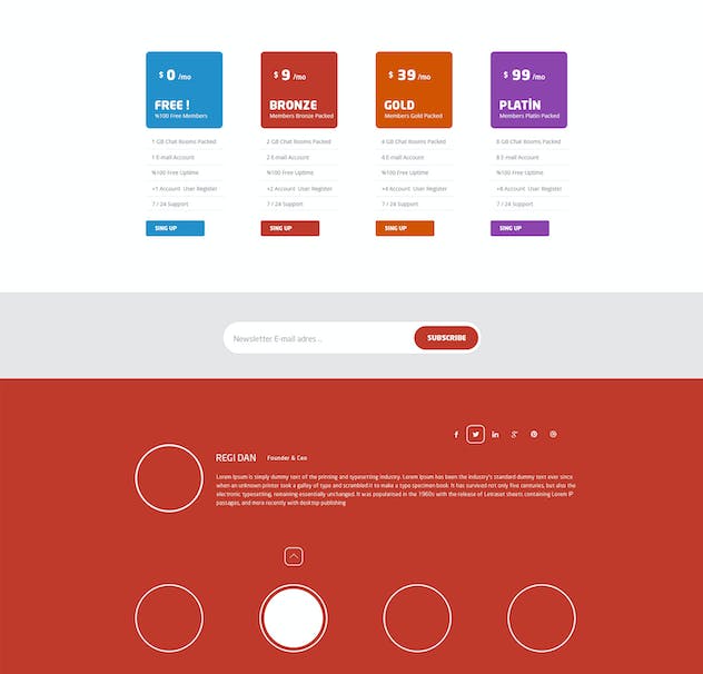 second preview of 'Premium Mobis App Landing PSD Page  Free Download'