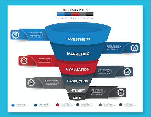 second preview of 'Premium Funnel Infographics Design  Free Download'