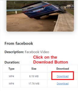 Download facebook videos on android