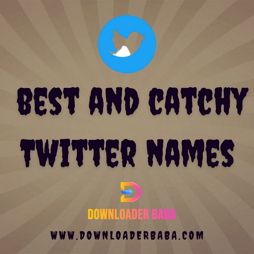 best and catchy twitter names 