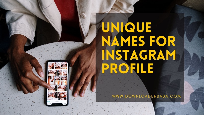unique names for instagram profile