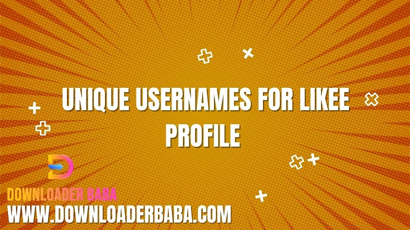unique user name for likee profile