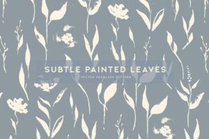 Banner image of Premium Subtle Painted Leaves  Free Download