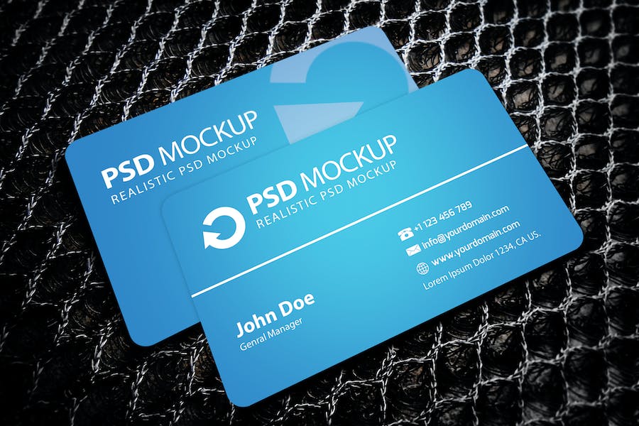 Premium Fresh Business Card Mockup 3  Free Download