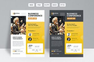 Banner image of Premium Event Business Conference Flyer  Free Download