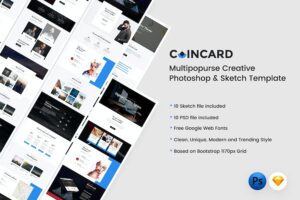 Banner image of Premium CoinCard - Creative Multipurpose Template  Free Download