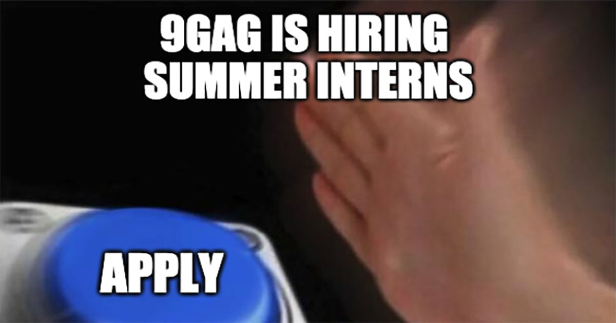 An image of 9gag summer internship