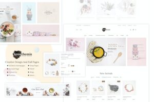 Banner image of Premium Ares & Themis Ecommerce PSD Template  Free Download
