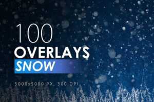 Banner image of Premium 100 Snow Overlays  Free Download