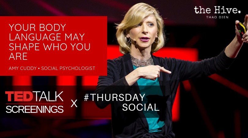 An image of "Your Body Language May Shape Who You Are" by Amy Cuddy.