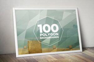 Banner image of Premium 100 Geometric Polygon Backgrounds  Free Download
