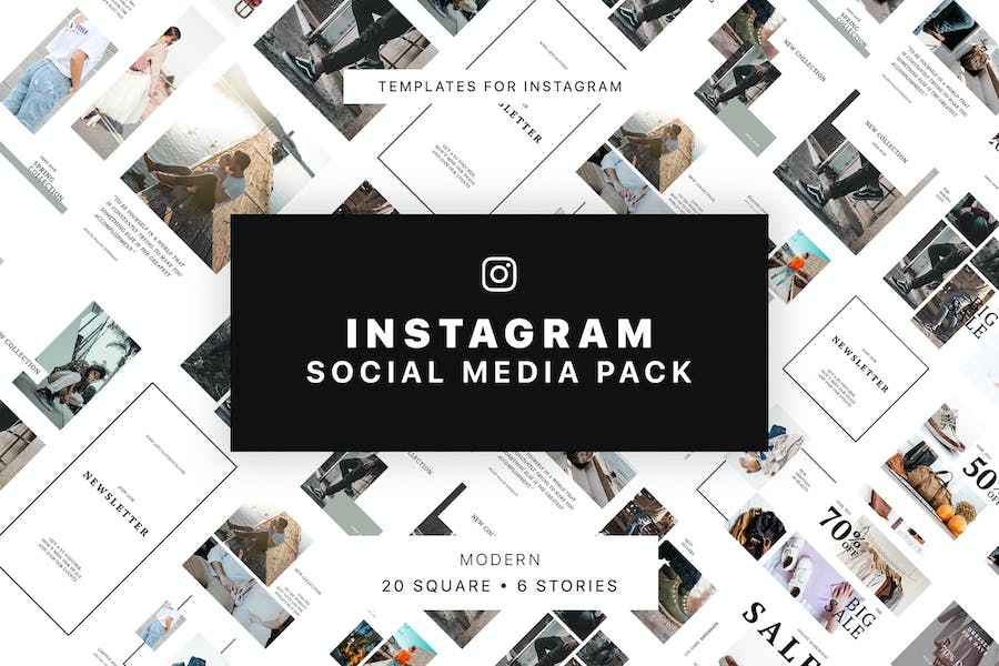 Premium Modern Instagram Social Media Pack  Free Download