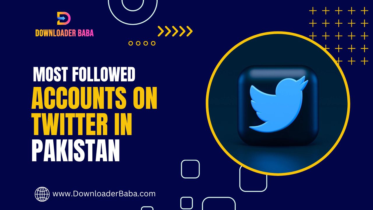 An image of Most Followed Account on Twitter in Pakistan