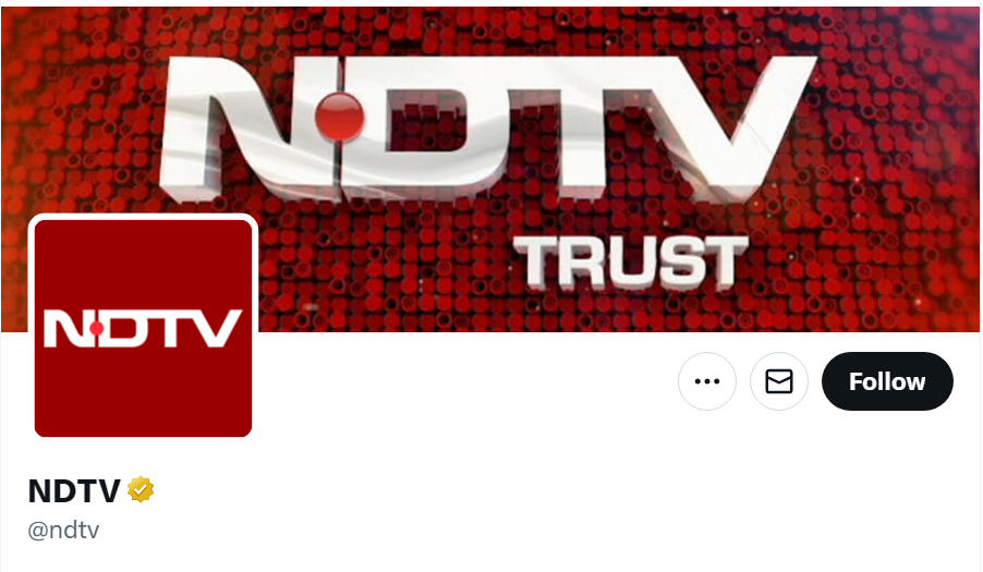 An image of NDTV