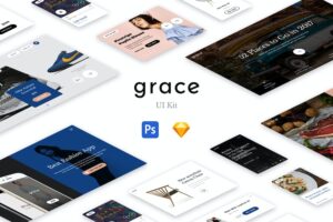 Banner image of Premium Grace UI Kit  Free Download