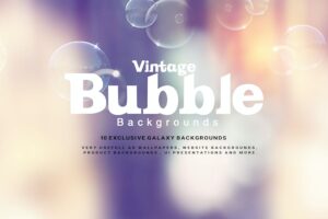 Banner image of Premium Vintage Bubble Backgrounds  Free Download