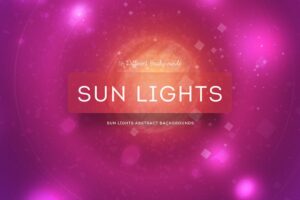 Banner image of Premium Sun Lights Abstract Background  Free Download