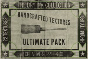 Banner image of Premium Dry Ink Ultimate Textures Pack Vol 01  Free Download