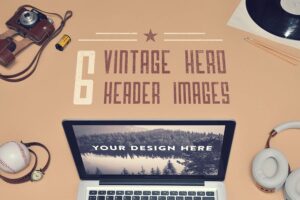 Banner image of Premium Vinage Hero Header Images  Free Download